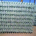 Galvanised Ground Screw Spiral Pile Anchor with Flange